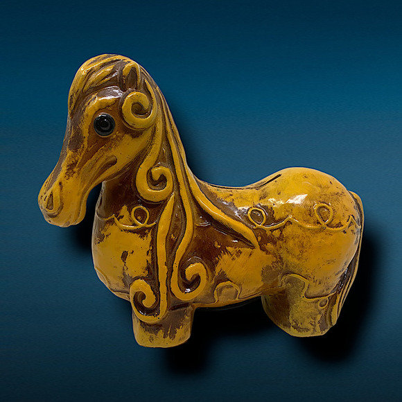 Vintage 1970's Stylized Horse Chalkware Bank Japan Collectible Mid Century MCM - Picture 1 of 7